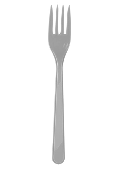 Çatal Plastik Çatal 25 Adet Gümüş Renk Gümüş