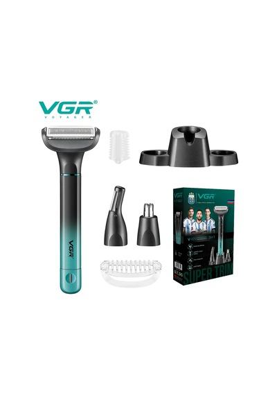 Vgr 3'ü 1 Arada Erkek Şarj Edilebilir Tıraş Makinesi & Saç Kesme Seti 625