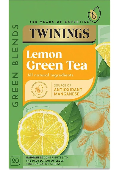 Twinings Yeşil Çay & Limon Bardak Poşet Çay 20 Adet