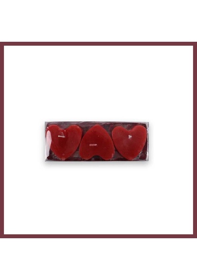 Storeşahin X-650 3 Lü Kalpli Mum Shn0720 Çok Renkli