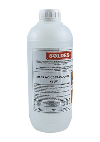 FLUX SOLDEX SR-33 TEMİZLİK G.MEYEN SIVI 1 LİTRE ( SR 3301 )