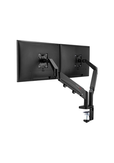 Tr Go-5350 Dual Monitor Arm, Gas Spring Adjustable Stand For 43 To 81 Cm Screens, 9 Kg Load Per Arm, 180 Rotation Stop