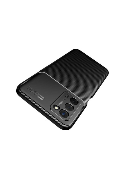 Oppo A55 5G Kılıf Zore Negro Silikon Kapak-Kahverengi