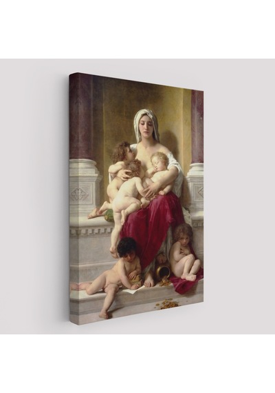 Yetiştirme Yurdundaki Kadın Ve Çocuklar Duvar Tablosu William-adolphe Bouguereau-6147 35 X 50