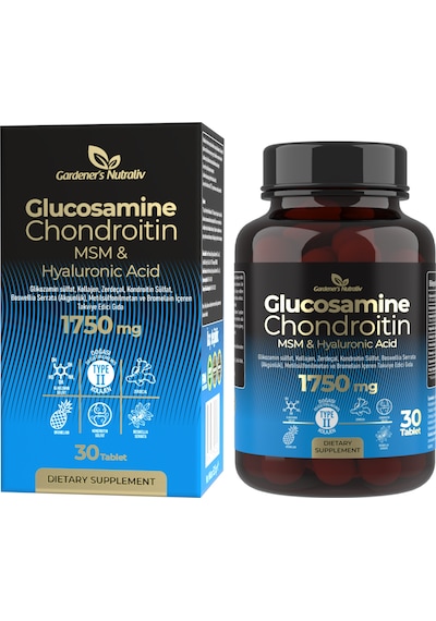 Gardener's Nutraliv Glukozamin Chondroitin Msm Hyaluronik Asit 30 Tablet