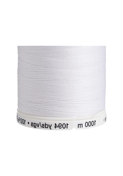 Yüksek Kaliteli Polyester Dikiş İpliği, 1000 M, Beyaz