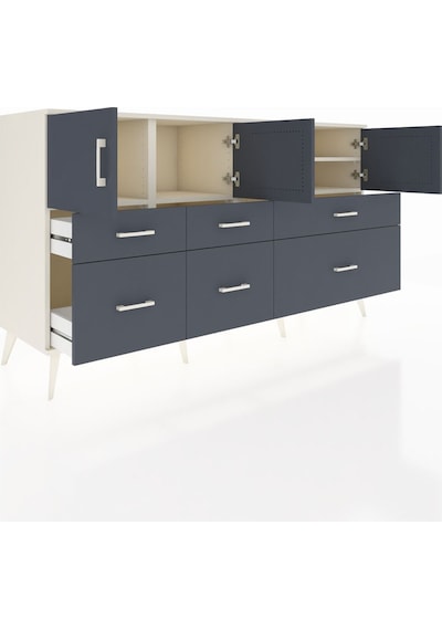Hyperion Konsol 4 Raflı 6 Çekmeceli 4 Kapaklı 176x44x99 Aytaşı-an Aytaşı-antrasit Hyperion Konsol 4 Raflı 6 Çekmeceli 4 Kapaklı 176x44x99 Aytaşı-an Aytaşı-antrasit