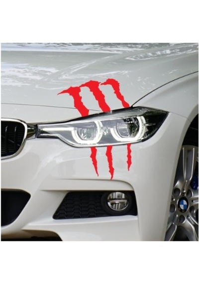 Far Için Pençe Monster Sticker Yapıştırma