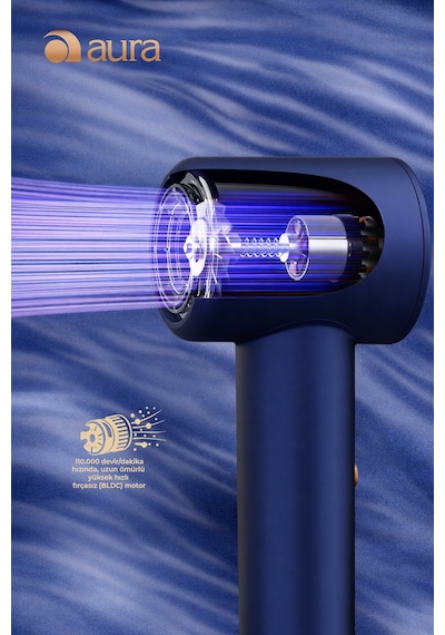 Aura Purestyle Au1004mb Yüksek Hızlı Saç Kurutma Makinesi