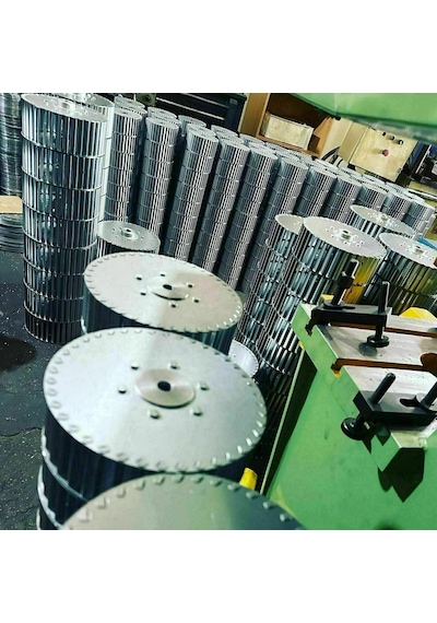 Çap 160 Boy 80 Delik 8 Mm Sol Yön Radyal Fan Pervanesi