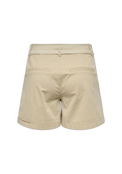 Only Onlazelea Mw Belt Chıno Shorts Pnt Kadın Beyaz Şort - 15370625