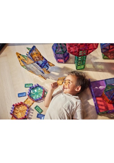 Cleverclixx Mega Creative Pack Manyetik Bloklar, Pastel 210 Parça