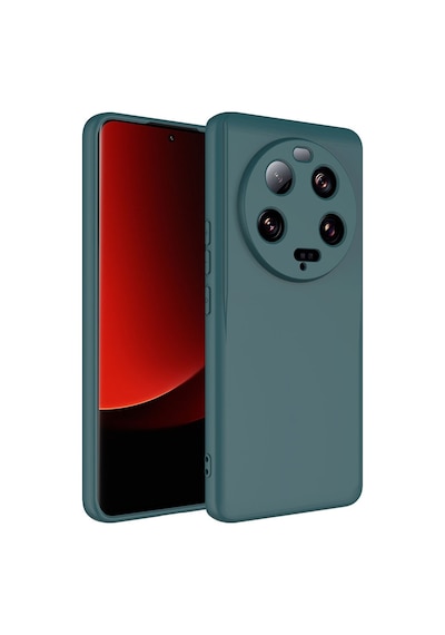 Kilifone - Xiaomi Uyumlu Mi 13 Ultra - Kılıf İçi Kadife Koruyucu Mara Lansman Kapak - Koyu Yeşil