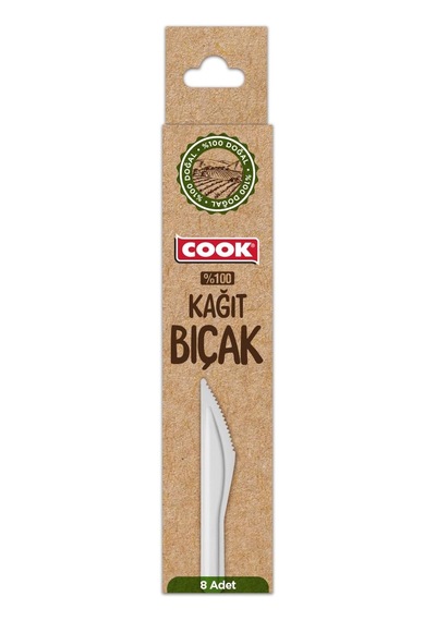 Kağıt Bıçak, 8 Adet, Tek Kullanımlık Açık