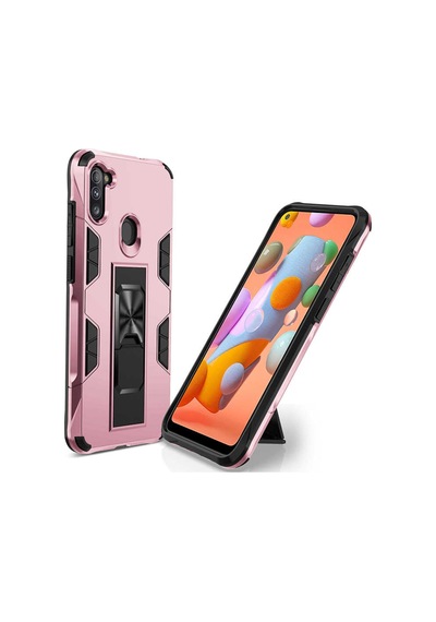 Samsung Uyumlu Galaxy A11 Kılıf Zore Volve Kapak-Kırmızı