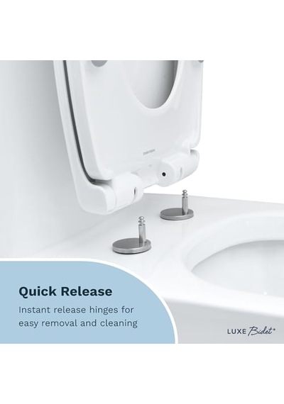 Bidet Luxe Ts1008e Yavaş Kapanan Hızlı Çıkarma Menteşeli Ve Kaymaz Tamponlu Uzun Rahat Oturak Diğer