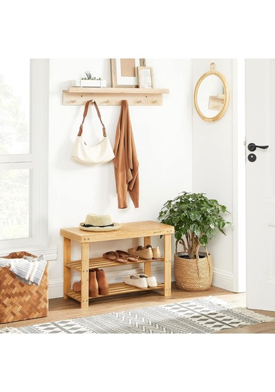 Ayakkabı Rafı, Ayakkabı Dolabı, Oturma Banklı, Bambu, 3 Raf Zeminli, 70 X 28 X 45 Cm, Koridor, Banyo, Oturma Odası Ve Antre İçin Ideal Lbs04n Diğer Ayakkabı Rafı, Ayakkabı Dolabı, Oturma Banklı, Bambu, 3 Raf Zeminli, 70 X 28 X 45 Cm, Koridor, Banyo, Oturma Odası Ve Antre İçin Ideal Lbs04n Diğer