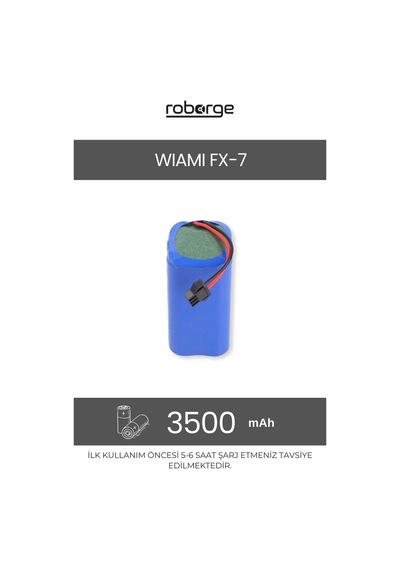 Wiami Fx-7 Robot Süpürge Uyumlu Batarya 3500 Mah - Muadil Ürün