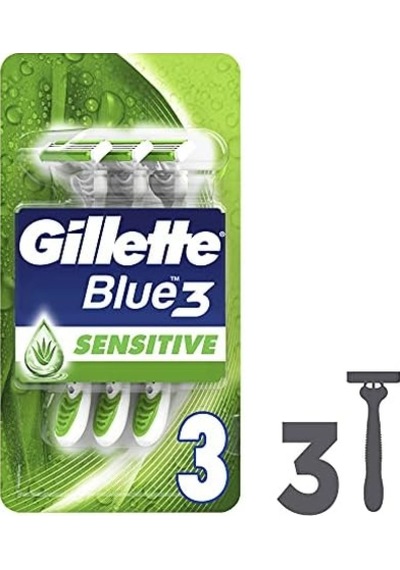 Blue3 Sensitive Kullan At Tıraş Bıçağı 3&apos Lü 1 Paket