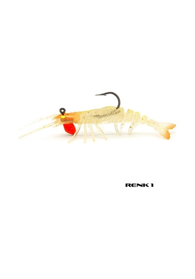 Avlivari 3D Shrimp 6Gr 7.62Cm Zıplatmalı Silikon Karides