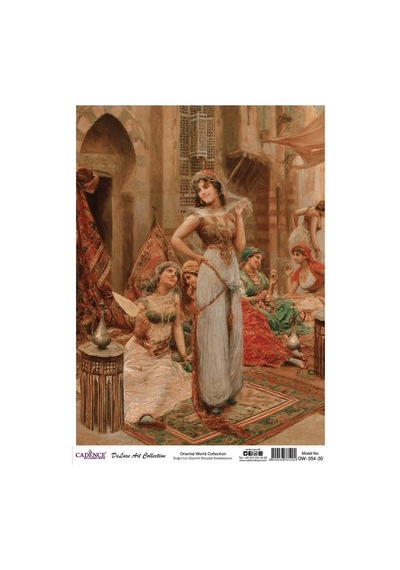 Ow54 Doğunun Gizemli Dünyası Koleksiyonu Pirinç Dekopaj 30x42