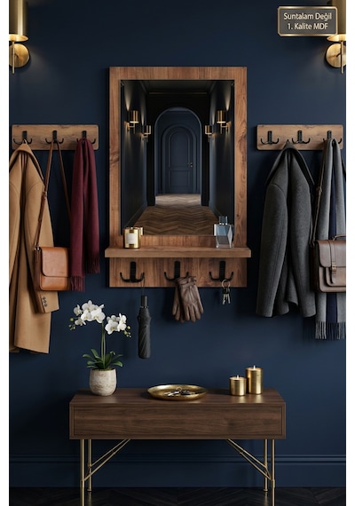 Antik Ahşap Dekoratif 3 Parça Portmanto Aynalı Raflı Askılık Set Oda Duvar Antre Hol Koridor Lavabo Makyaj Raflı Askılı Ayna X-1 Atlantik Çam Antik Ahşap Dekoratif 3 Parça Portmanto Aynalı Raflı Askılık Set Oda Duvar Antre Hol Koridor Lavabo Makyaj Raflı Askılı Ayna X-1 Atlantik Çam