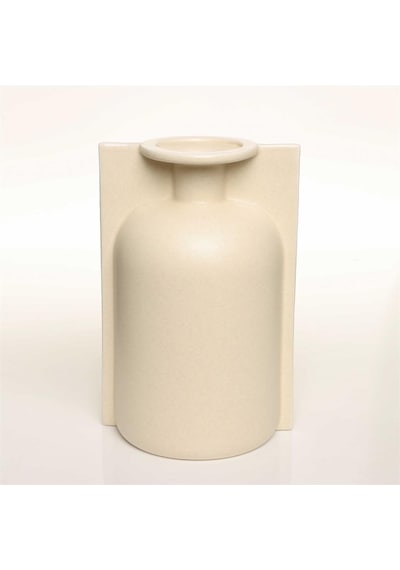 Vitale Lıp Beyaz Vazo Orta 17 14 25 Cm Ak.jl0015 Renkli