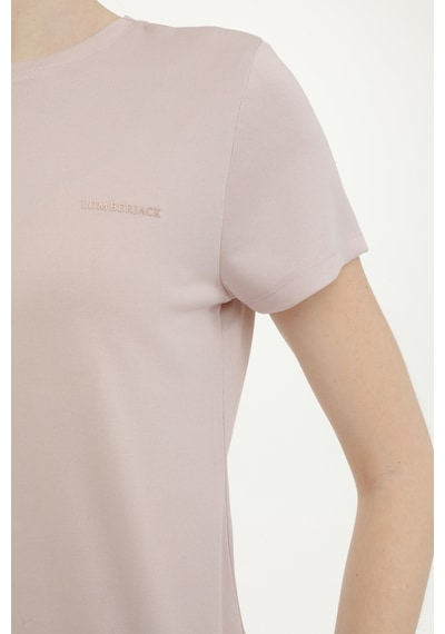 Lumberjack W Ct131 Basıc Modal C Nec Pembe Kadın Kısa Kol T Shirt Pembe