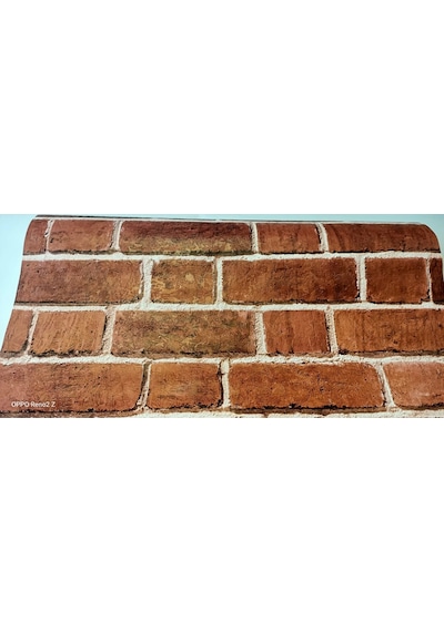 3 Boyutlu Taş Desenli Duvar Kağıdı (449349589)