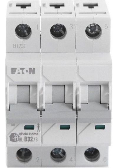 Eaton 194784 Minyatür Devre Kesici - 4,5ka - B Eğrisi - 3x32a