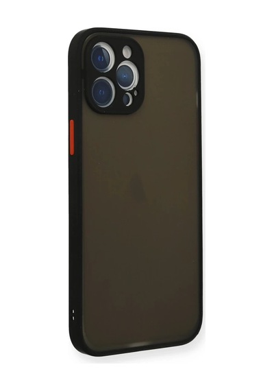 Apple Uyumlu iPhone 12 Pro Max Uyumlu Kılıf Montreal Silikon Kapak - Siyah