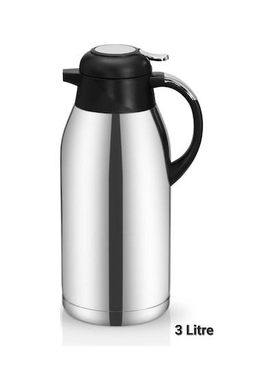Paslanmaz Çelik 3 Litre Çift Katlı Çay Termosu