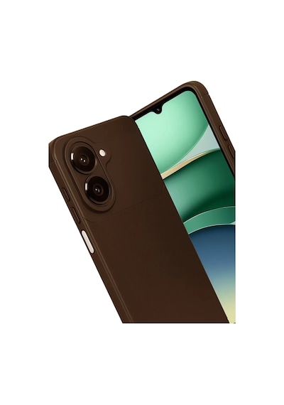 Newface Samsung Galaxy A07 4g Auto Focus Karbon Kapak - Kahverengi