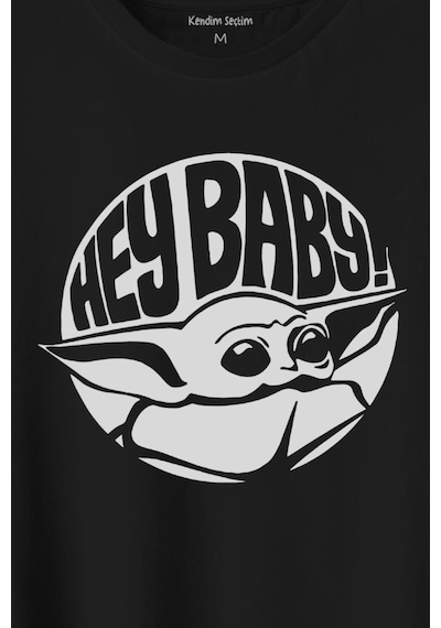 Baby Yoda Star Wars Mandalorian Jedi Baskılı Tişört Unisex T-shirt 001