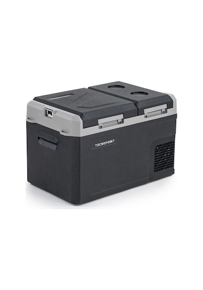 Tecnopoint Çift Kapaklı 30 Litre Taşınabilir Araç Buzdolabı 12v/24v/220v Uyumlu