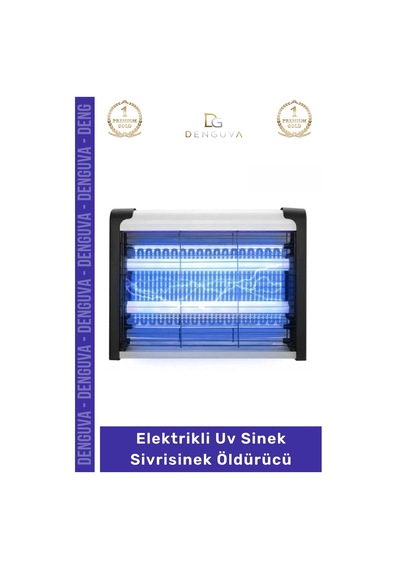 Sivrisineköldürücü 37x25 Cm 6w 2000v Çift Floresan Mor Işık Etkili Güçlü Yazlık Balkon Kafe Lokanta