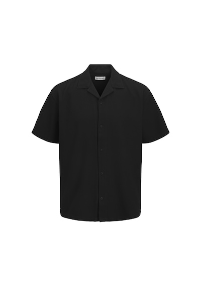 Jack & Jones Erkek Resort Yaka Kisa Kollu Gömlek - Global - 12295551 Siyah Jack & Jones Erkek Resort Yaka Kisa Kollu Gömlek - Global - 12295551 Siyah