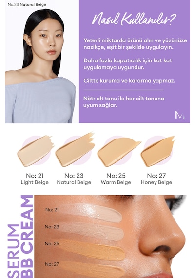 Missha M Perfect Cover Serum BB Cream 23 Natural Beige