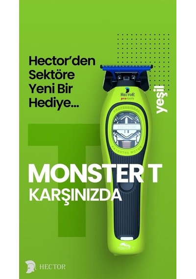 Hector Tıraş Makinesi Monster T Yeşil