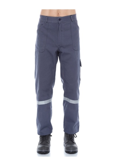 Gri Gabardin İş Pantolonu Kışlık, %100 Pamuk (467605988)