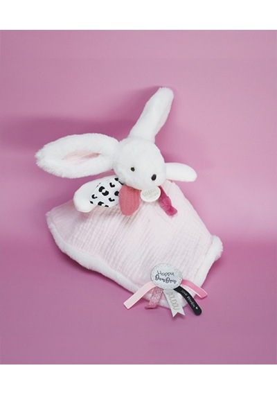 Doudou Hediye Kutulu Pembe Tavşan Uyku Arkadaşı 25 Cm
