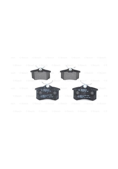 BOSCH 986494387 Fren Balatası Arka 207 06- 208 12- 405 2008 13- / Golf III 91- Golf II 83- Jet Passat B3 B4 Fren Balatası 37971476