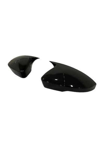 ŞüsCarOto Vw Golf 6 2008-2012 Batman Yarasa Ayna Kapağı Piano Black ABS Plastik (00)
