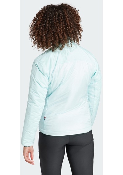 Adidas Terrex Xperior Varilite Primaloft Kadın Turkuaz Mont Ib1077 Mavi