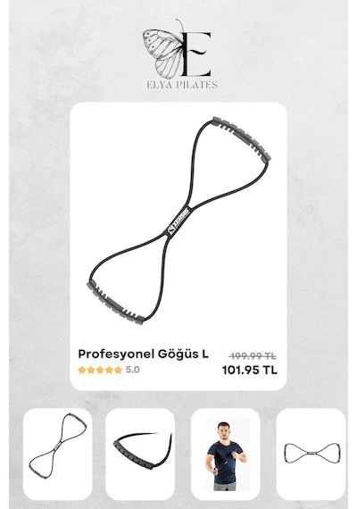 Tüm Vücut Fitnessı İçin İdeal Pilates Seti - Mindere, Dambıla Ve Daha Fazlasına Sahip Mor