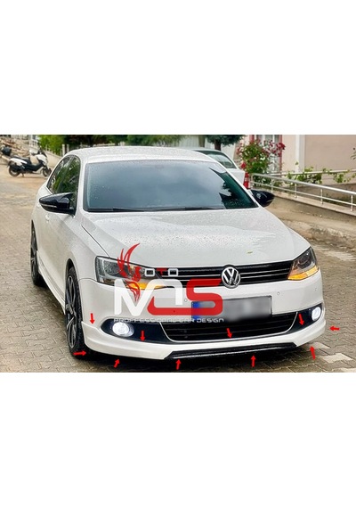 Vw Jetta Mk6 Ön Tampon Eki 2011-2015 Fiberglass Boyasız