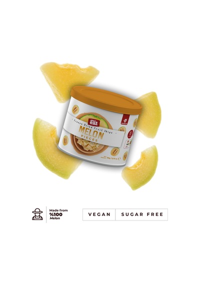 Evereat Kavun Kuru Meyve Cipsi - Dondurularak Kurutulmuş Freeze Dried Çıtır Kavun 35 G