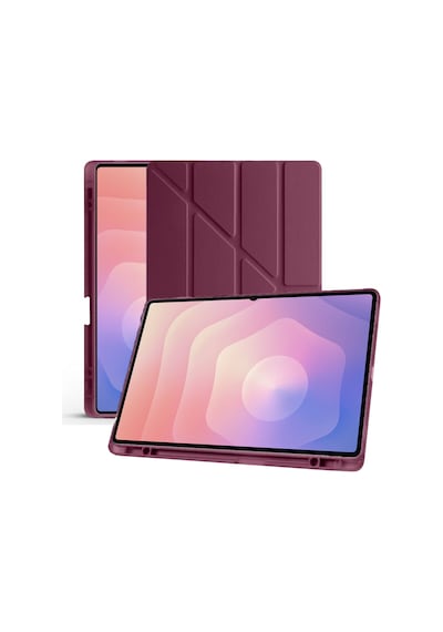 Samsung Galaxy Uyumlu Tab S11 Ultra X930 14.6 İnç Katlanabilir Kalemlikli Standlı Akıllı Kılıf Kapaklı Kılıf