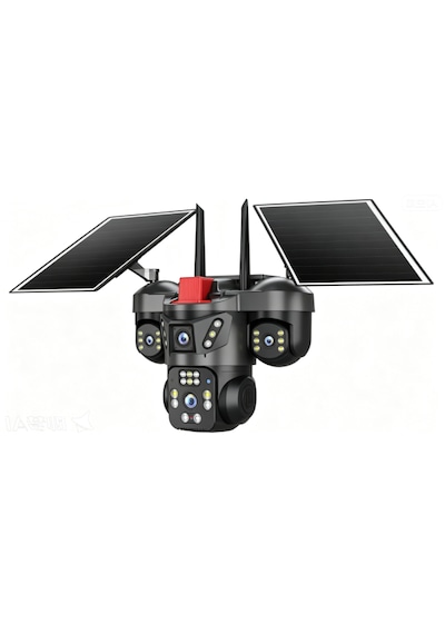 Joysee Sw4 4 Lensli 4 Görüş Açılı 12mp Wi-fi + 2 Solar Panelli Kamera