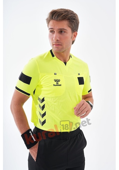 Hummel Tff Hakem Maç Forması Neon Sarı-kısa Kol 2xl Sarı